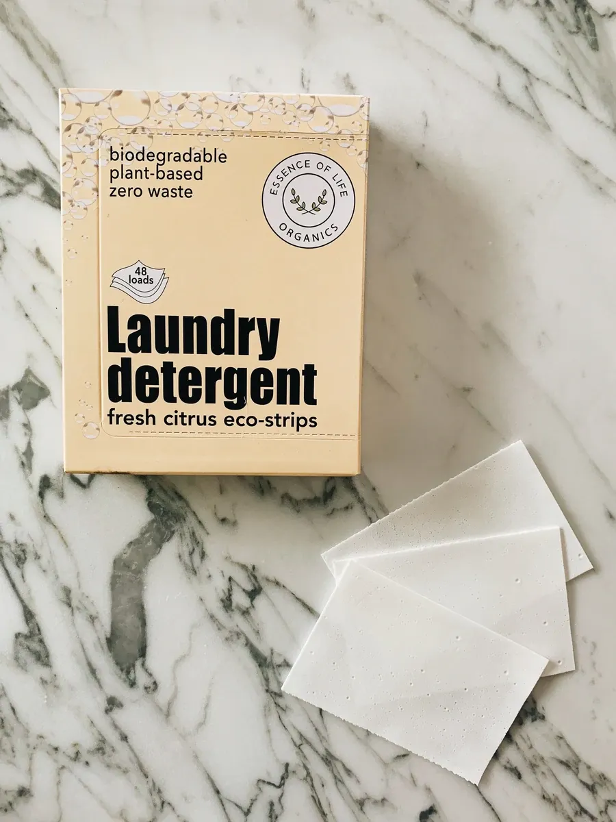 Zero Waste Laundry Detergent Strips